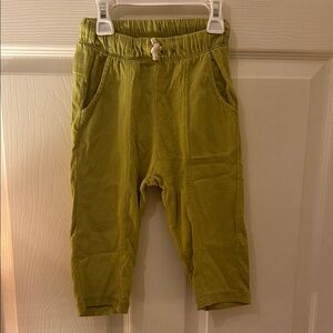 Zara Kids Olive Barrel Leg Style 100% Cotton Toddler Pants
